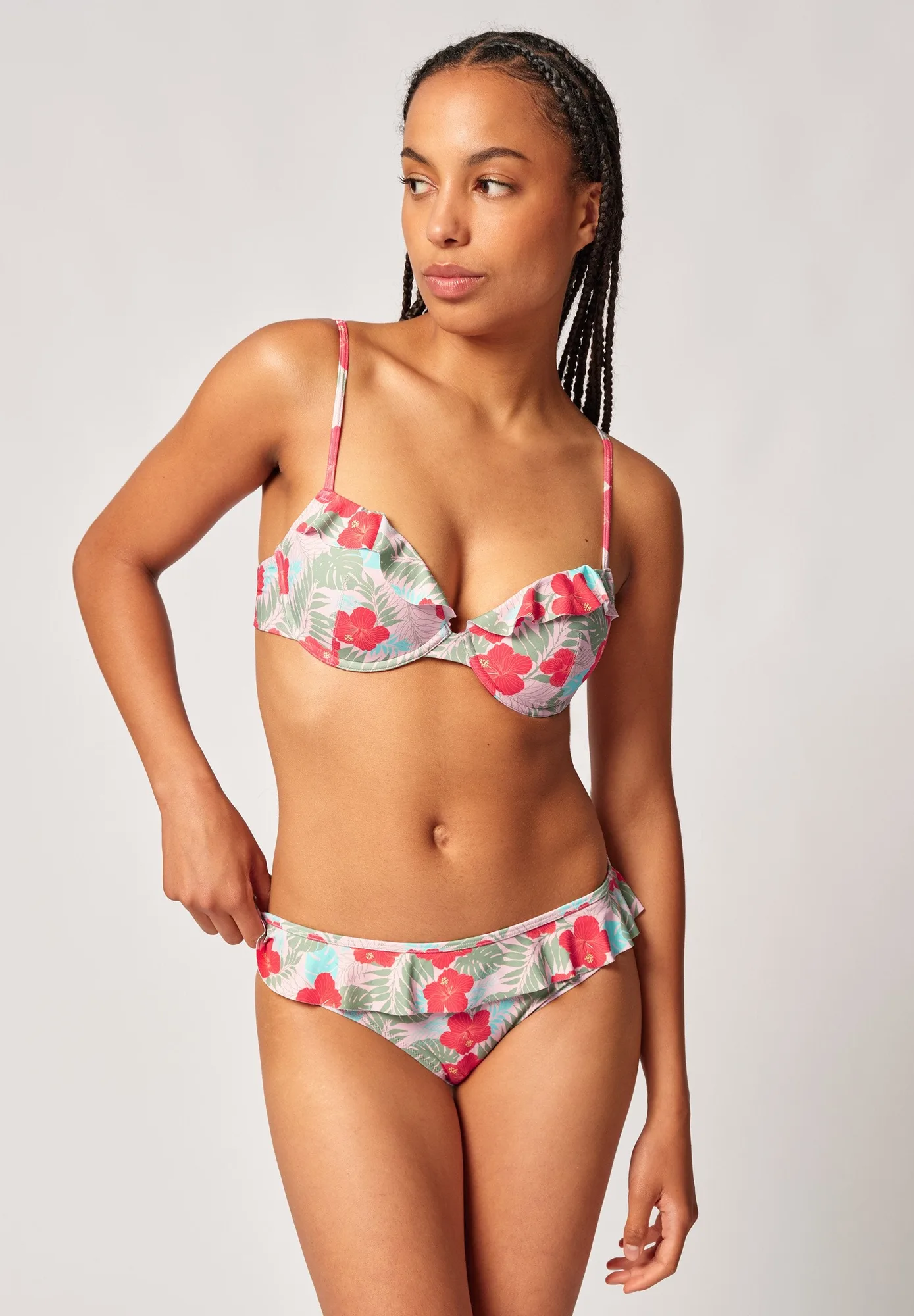 Tropicalagoon Padded bikini top | 083048-08S755
