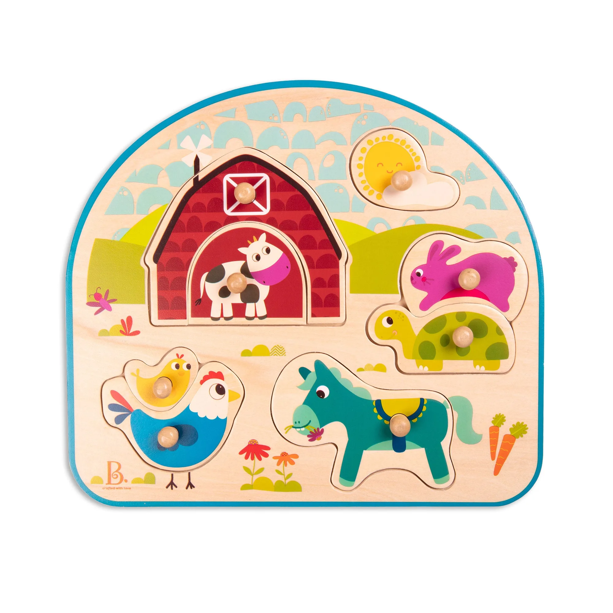 動物の納屋で幼児の学習遊びをする方法