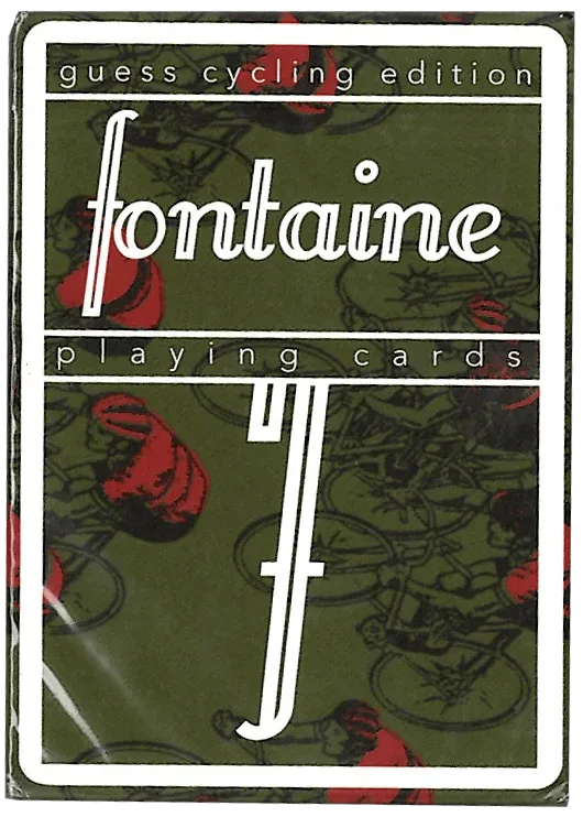 CYCLING FONTAINE PLAYING CARDS