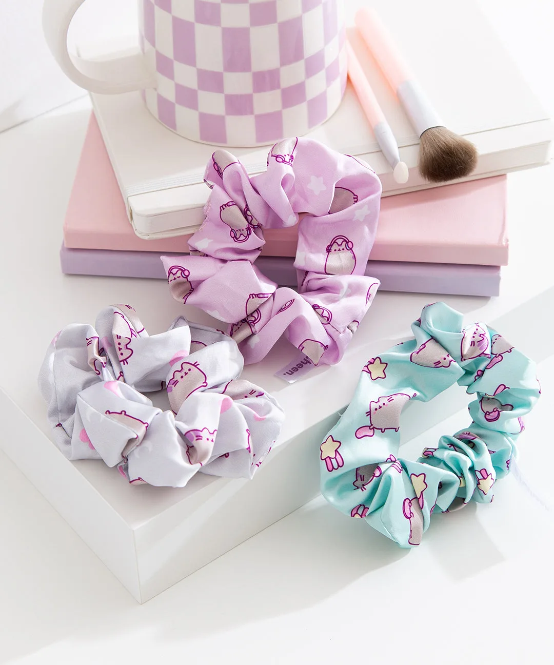 Pusheen 3-Pack Hair Scrunchies