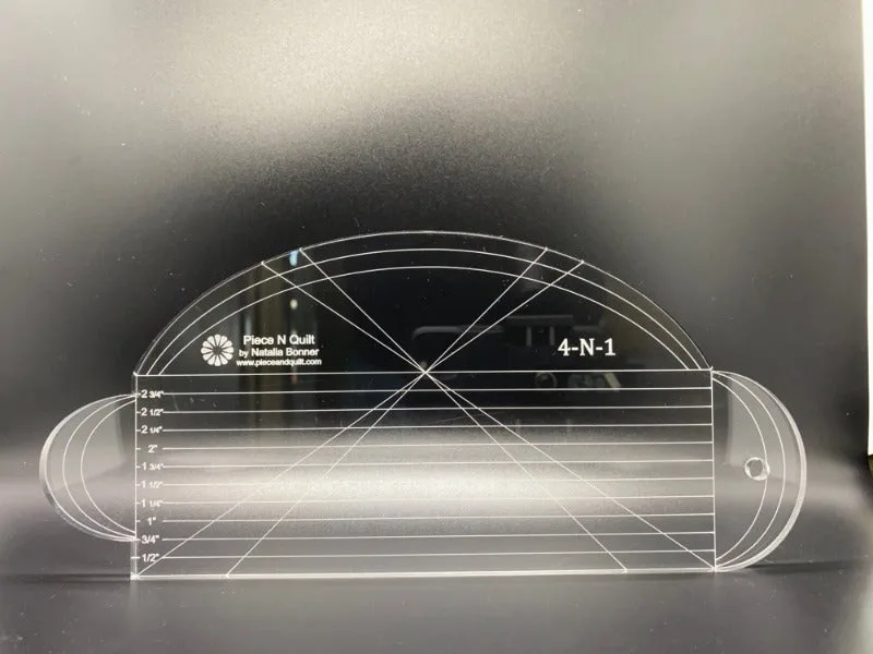 4-N-1 Machine Quilting Ruler