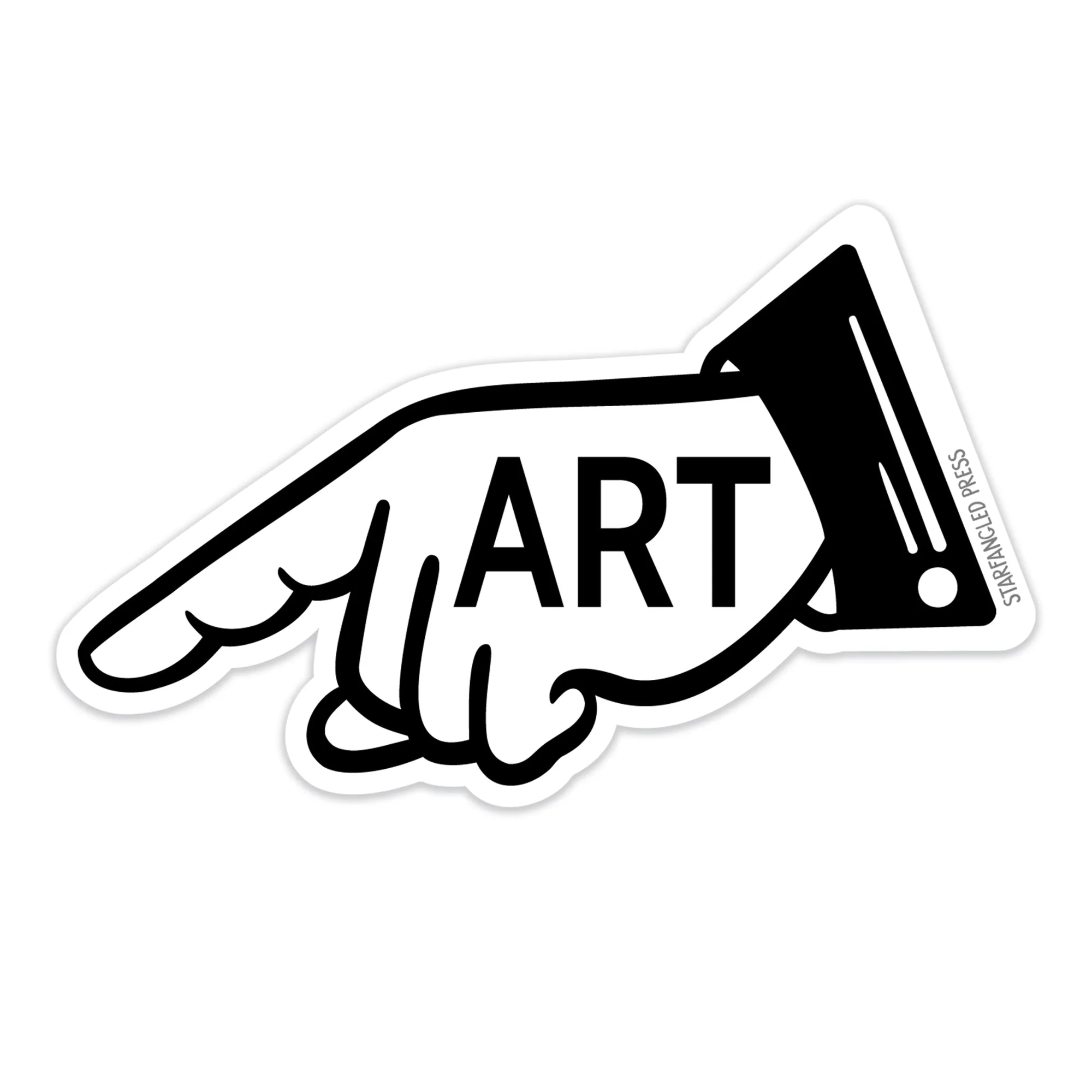 Sticker Manicule d'Art