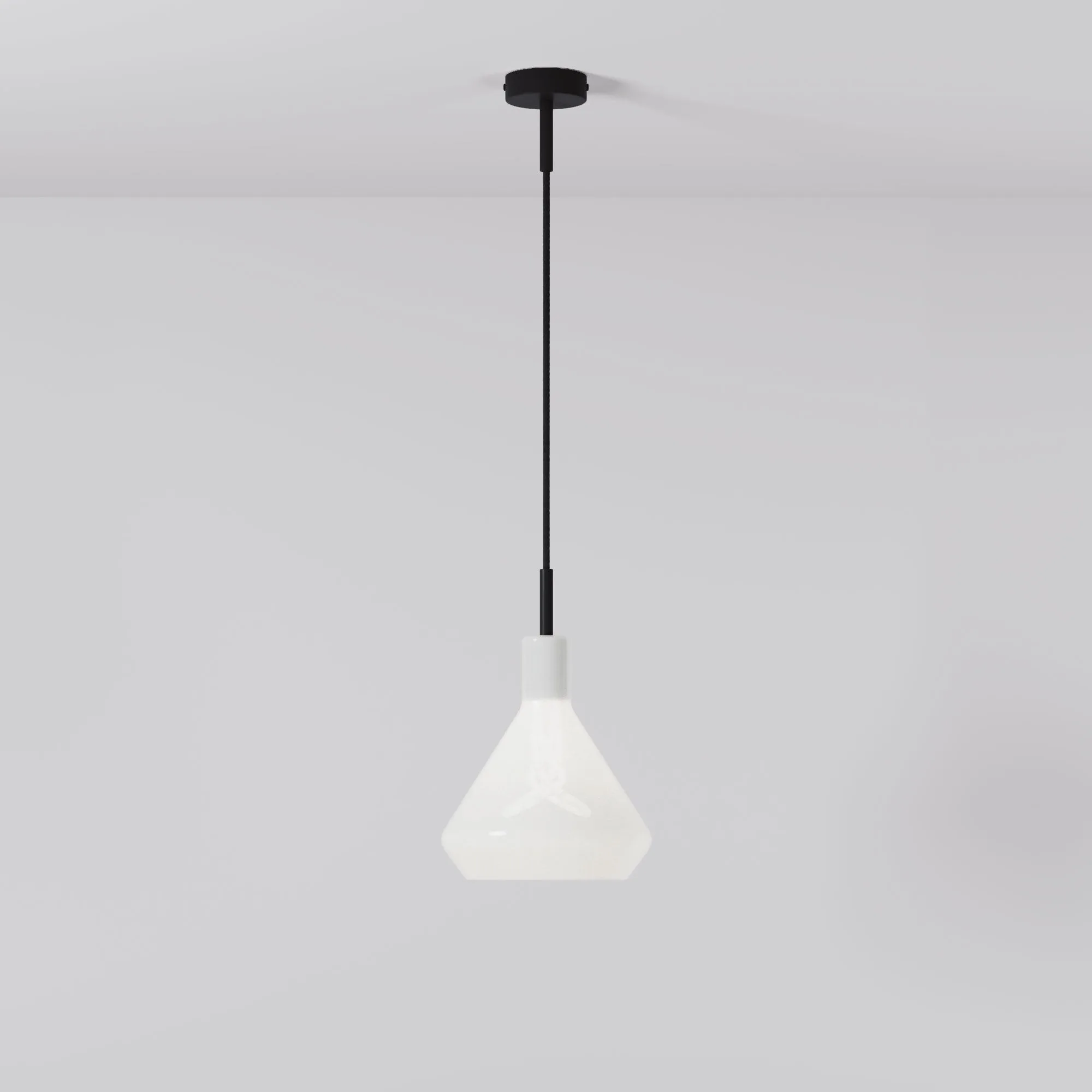 Drop Top 001 - Lampada a Sospensione - Nero