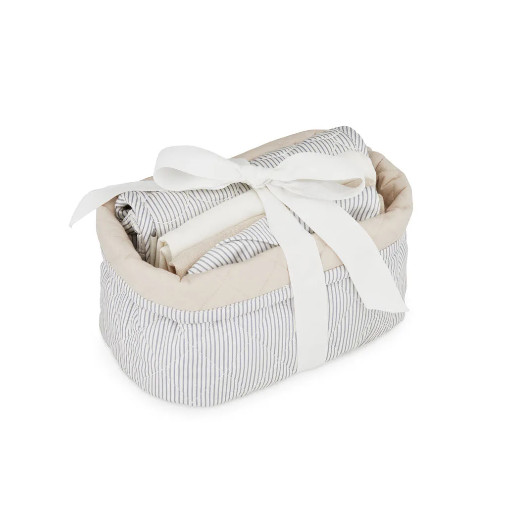Baby Care Gift Set - Classic Stripes Blue