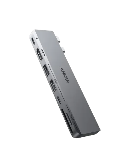 كيفية استخدام محول Anker 547 USB-C مع MacBook
