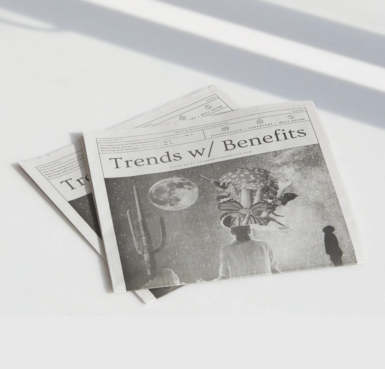 صحيفة Trends w/ Benefits: محتويات كل عدد