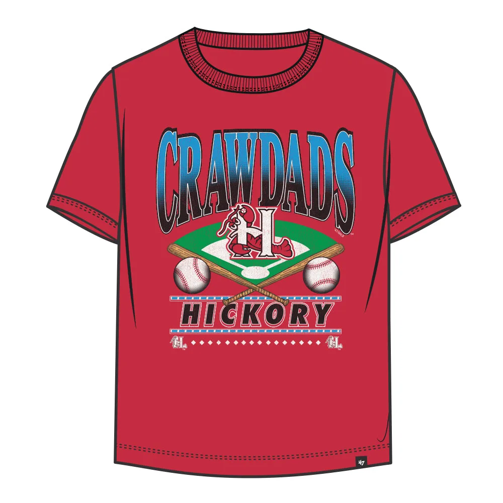 Hickory Crawdads Straight Shot Tee: Fit & Fabric Guide