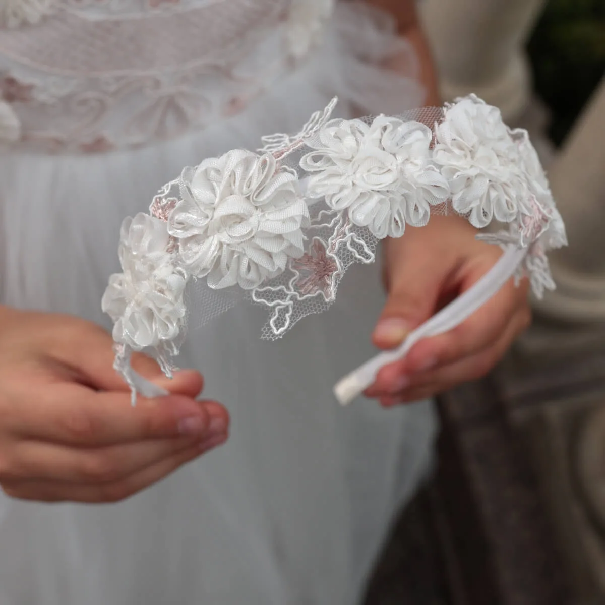 GRACE Headband with Flowers