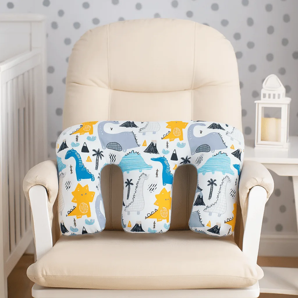 Twin Pregnancy Nursing Pillow - Dino