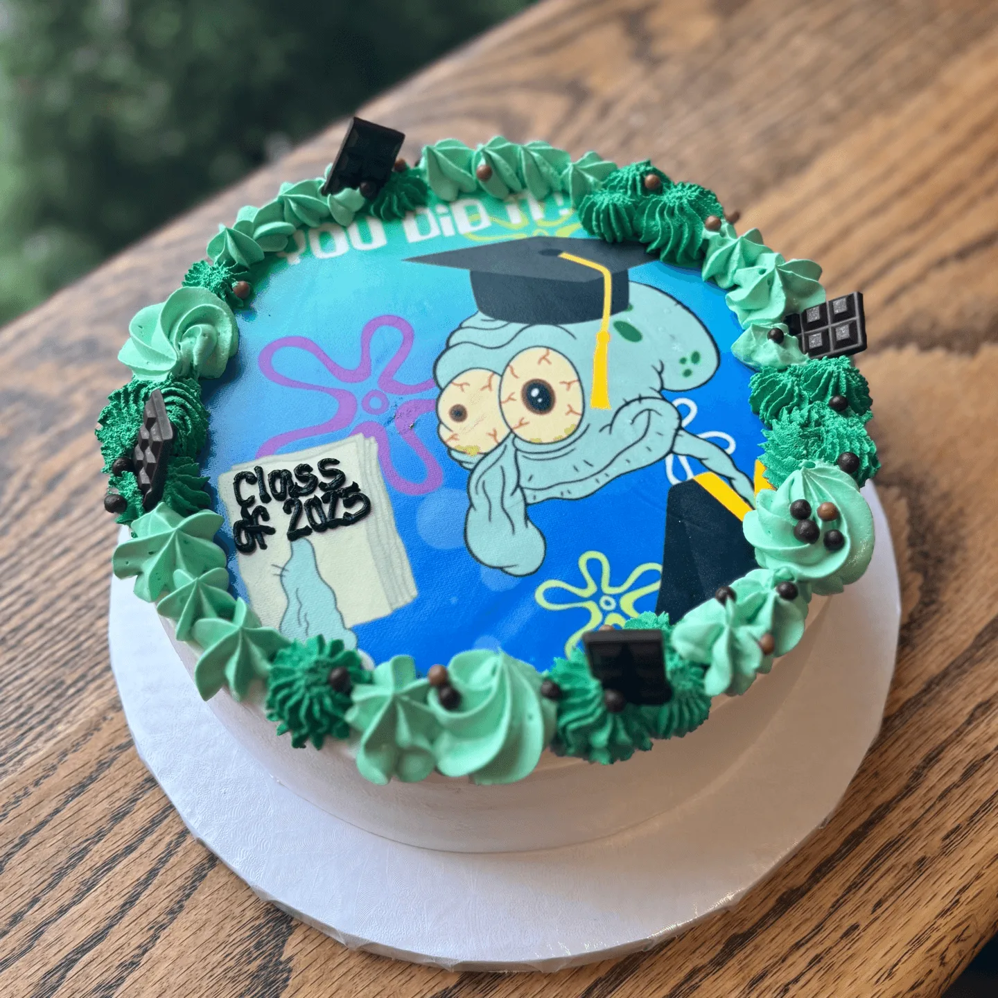 Pastel de graduación "Lo lograste" de Calamardo