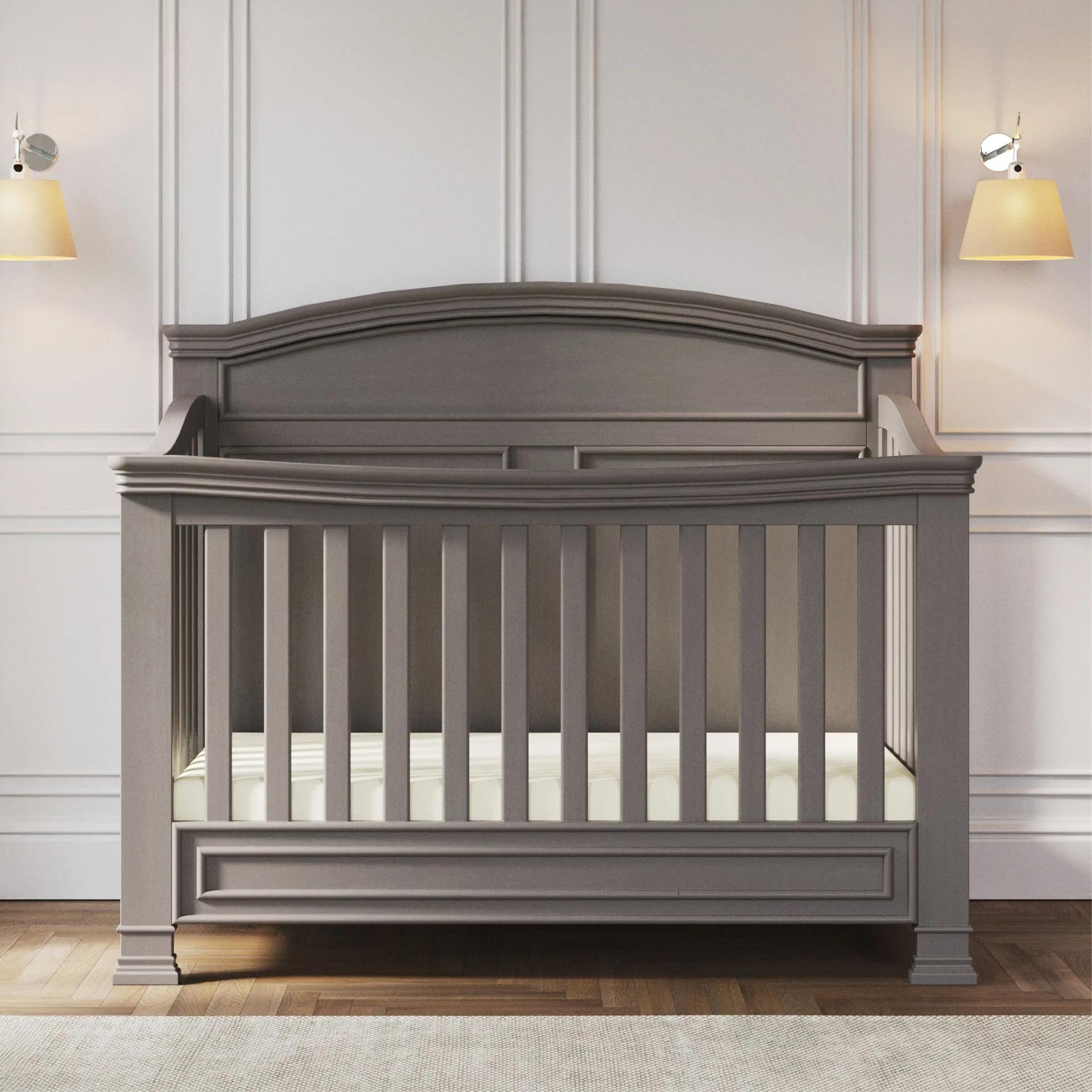 Westgate 4-in-1 Convertible Crib, Chelsea Grey