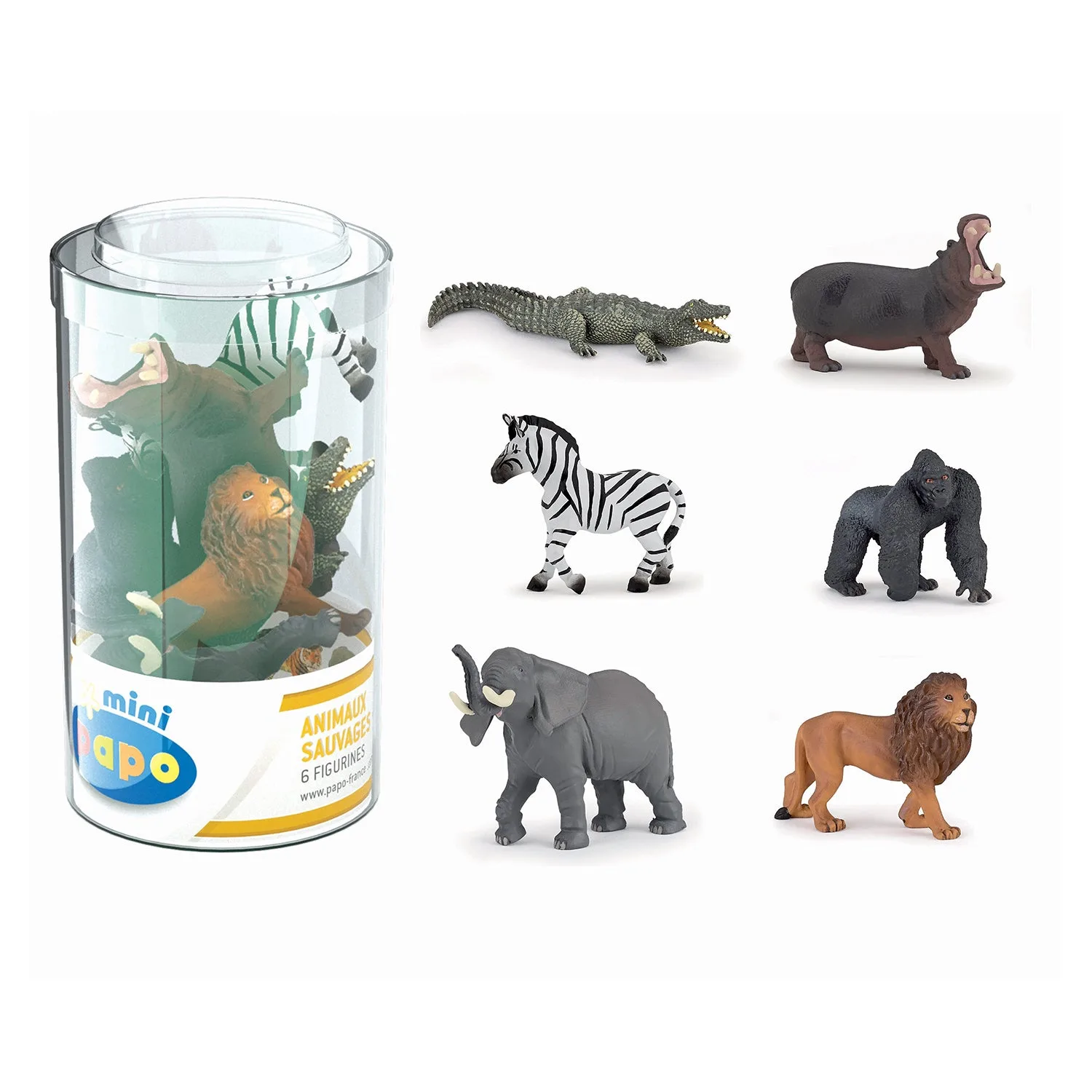 Figura Mini PLUS Selvagens Lote 1, 6 peças