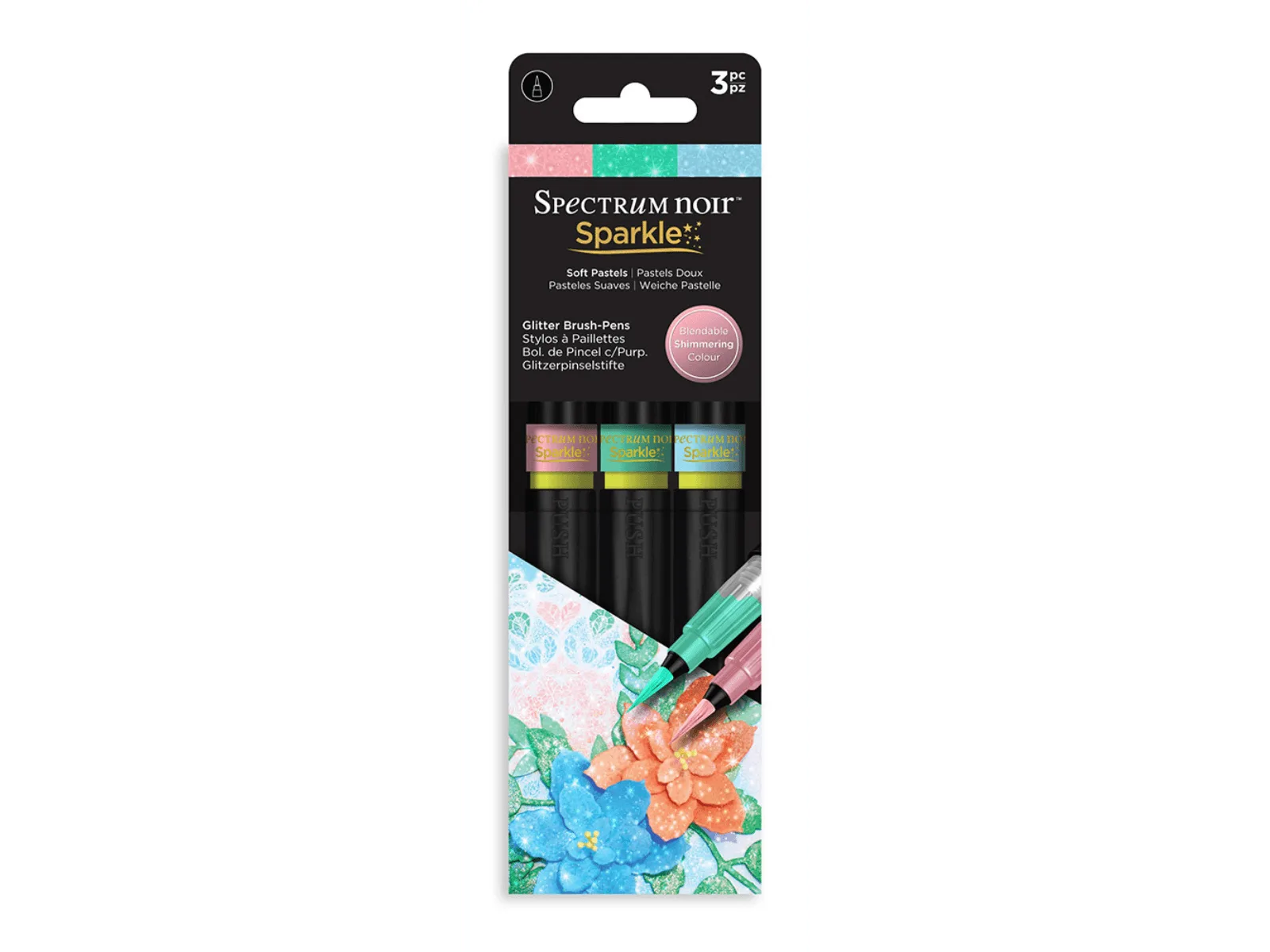 How to Use Sparkle Brush Pens for Card Making