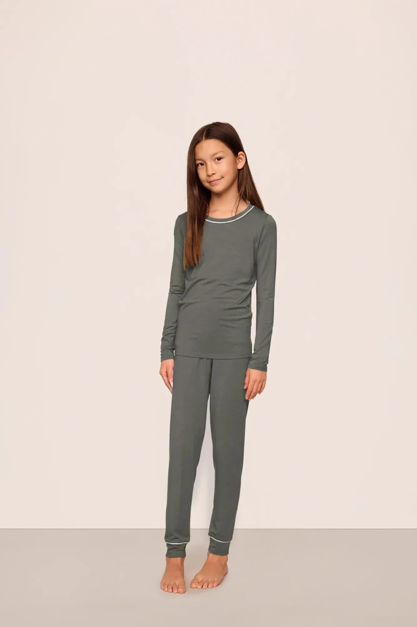 Kids TENCEL™ Modal Unisex Long PJ Set