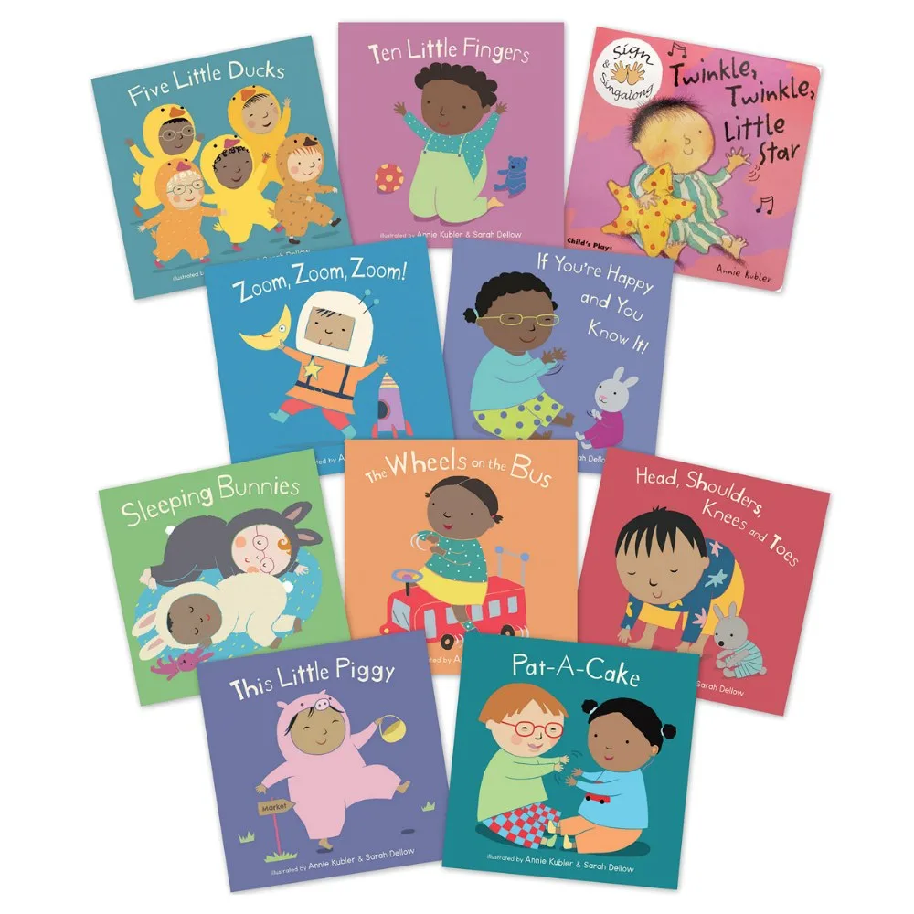 Zing een Liedje Kinderrijmpjes Bordboeken - Set van 10