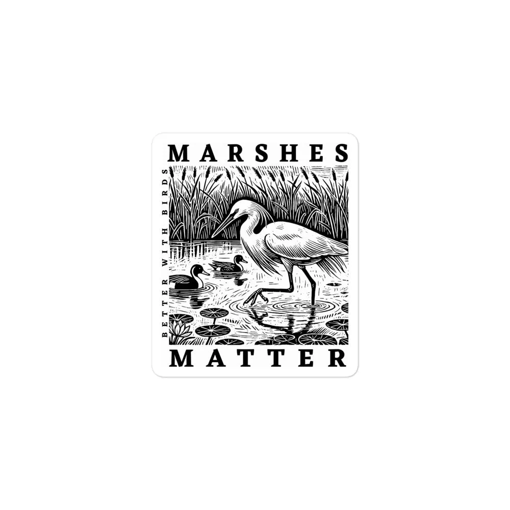 Marshes Matter Sticker