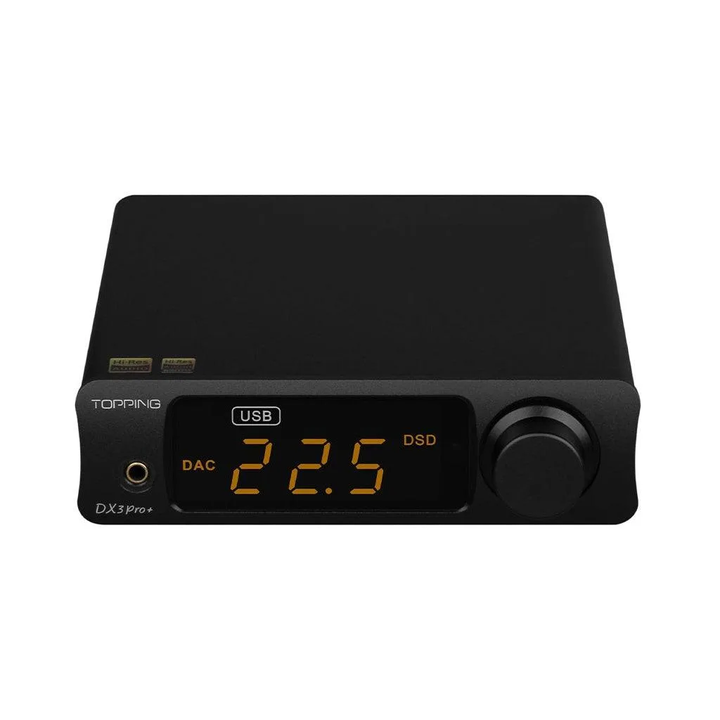 مضخم سماعات رأس ومحول DAC مكتبي Topping DX3 Pro+