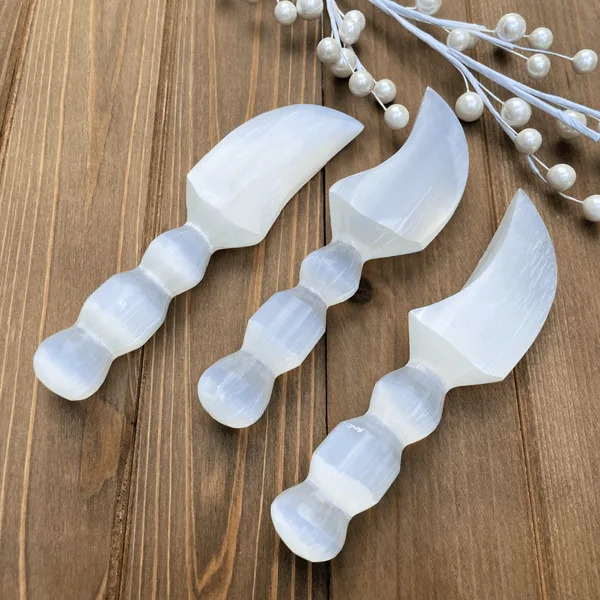 Selenite Athame Care: Cleanse, Charge, and Store