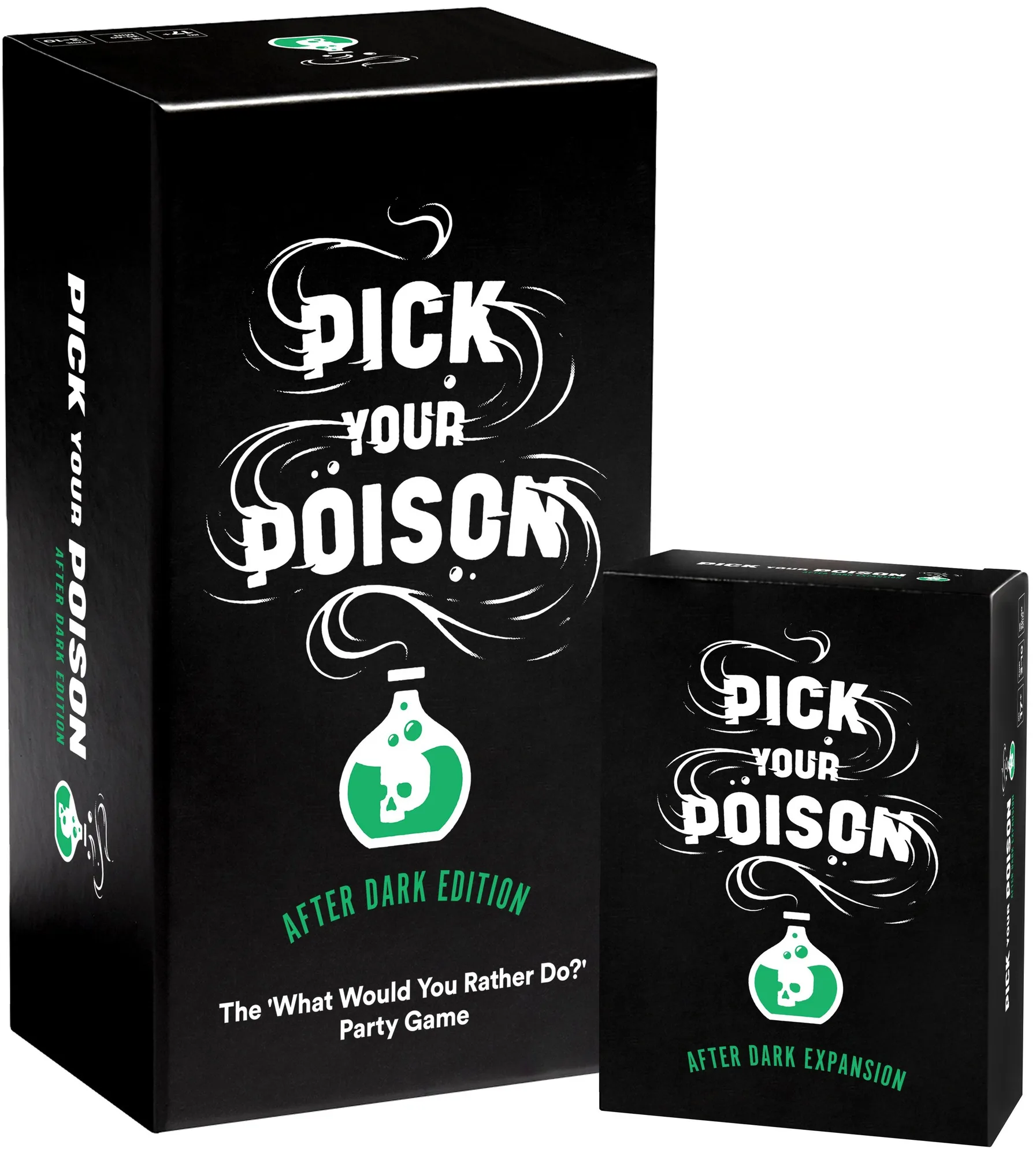 Pick Your Poison After Dark + Expansion Set Party Game - The “What Would You Rather Do?” Adult Card Game