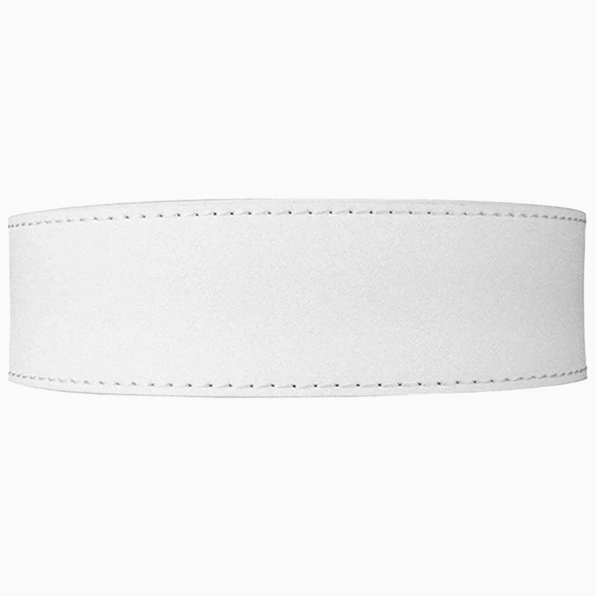 Smooth White Leather Strap 1.38" 35mm