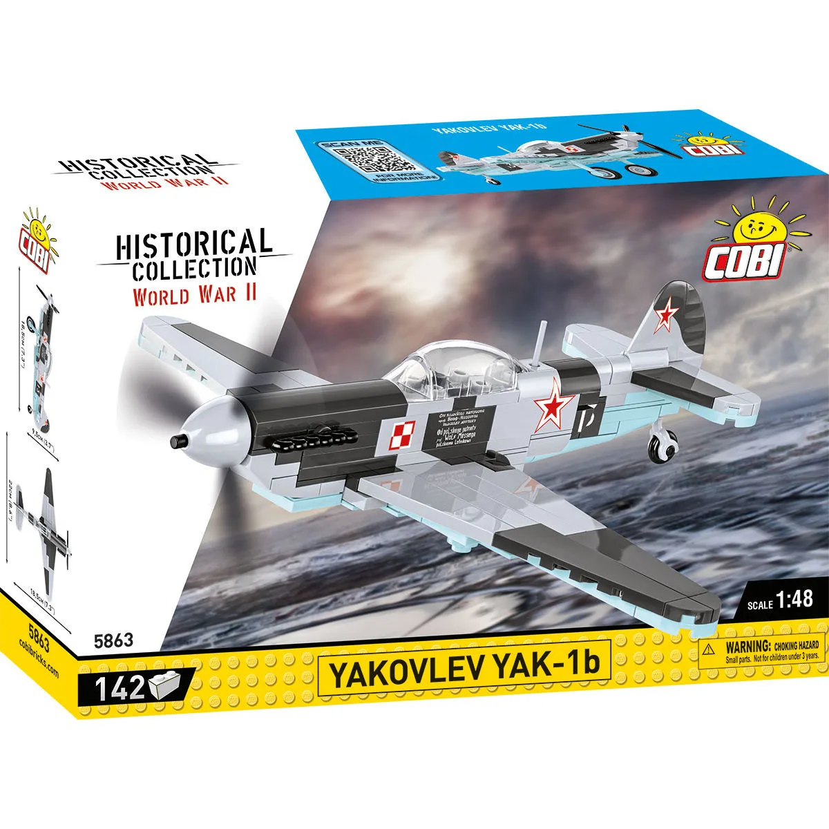 COBI 야코블레프 YAK-1b 전투기: 세트 #5863