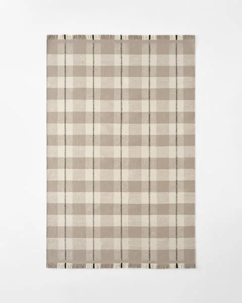 Plaid – Sand/Cream