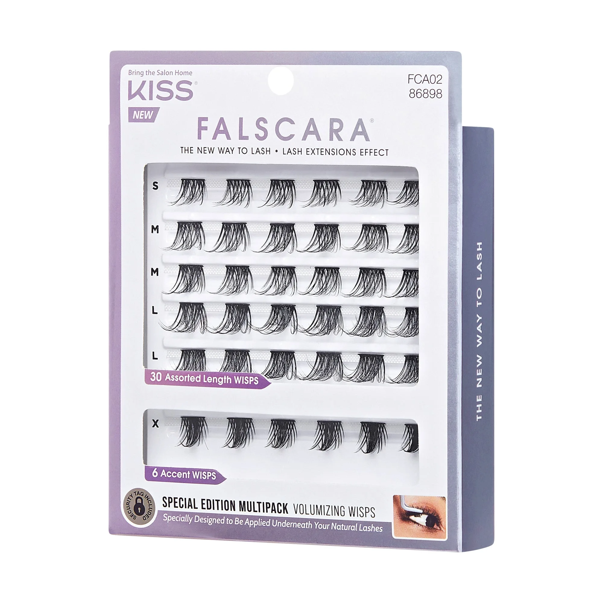 Falscara Wisps Special Edition Multipack - Volumizing | DIY False Lash Extensions, Glam, Cluster Lash, Wispy Lashes, Special Edition, 36 Wisps, 10mm-14mm