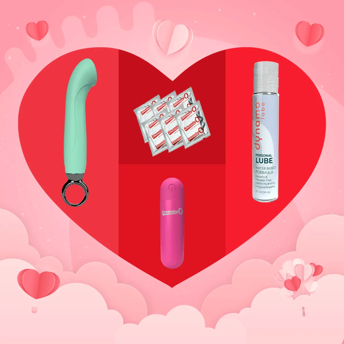 Valentýnský potěšující set pro ni