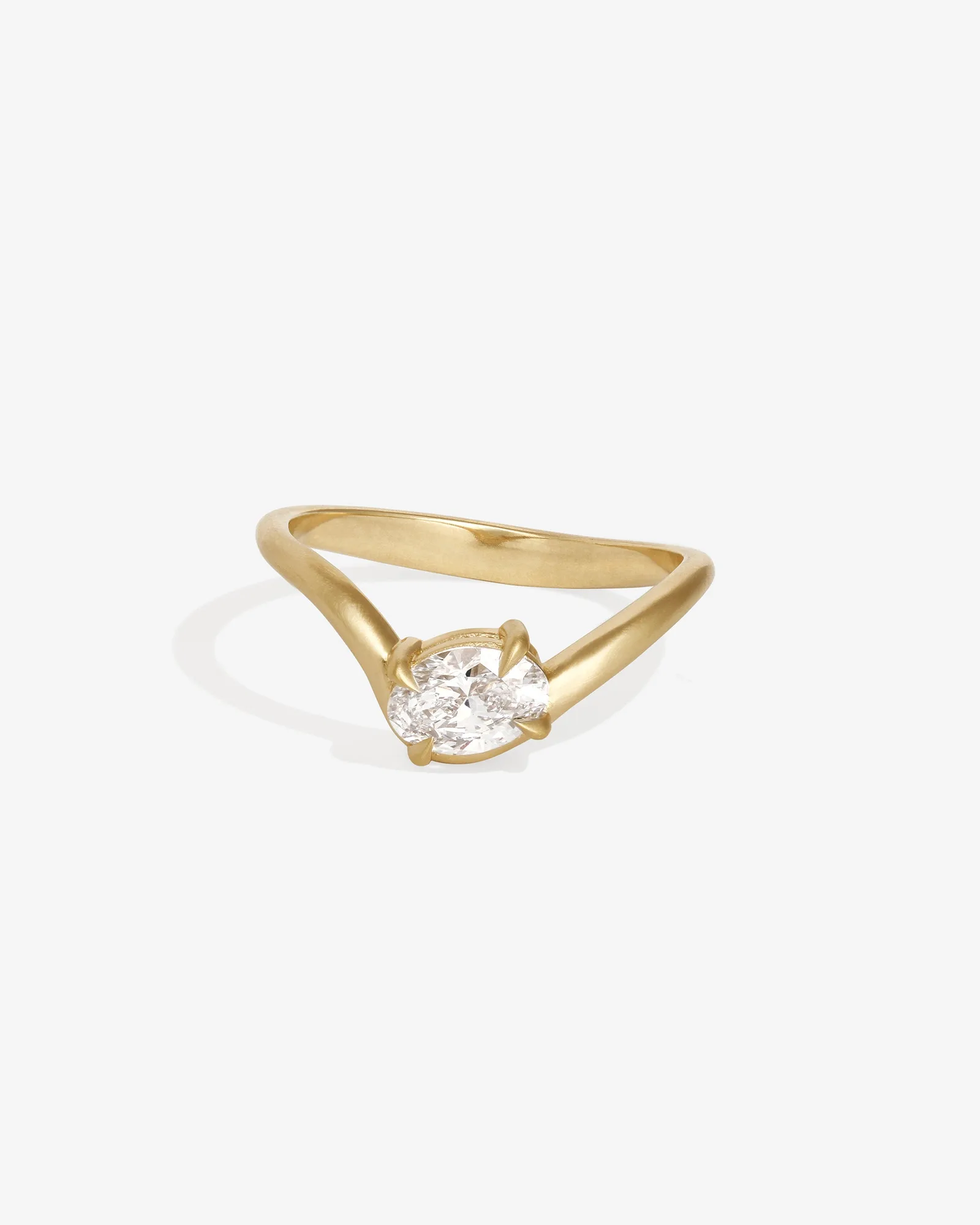 Iona Oval Ring Diamond Solid Gold