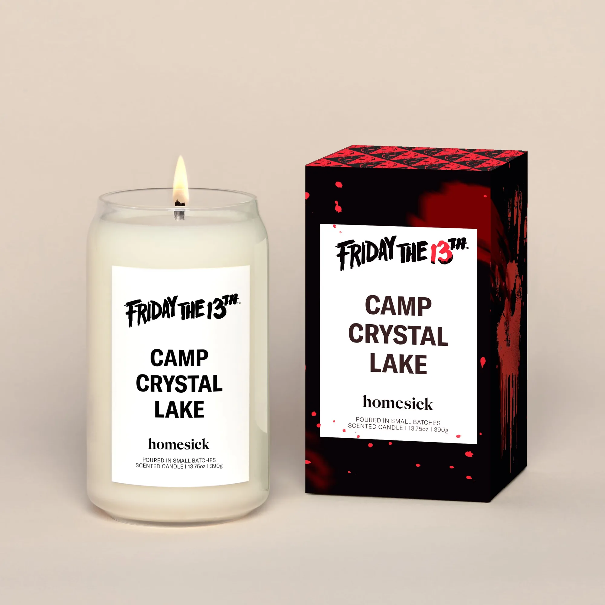 Svíčka Camp Crystal Lake: Vůně útulné chaty pro váš domov