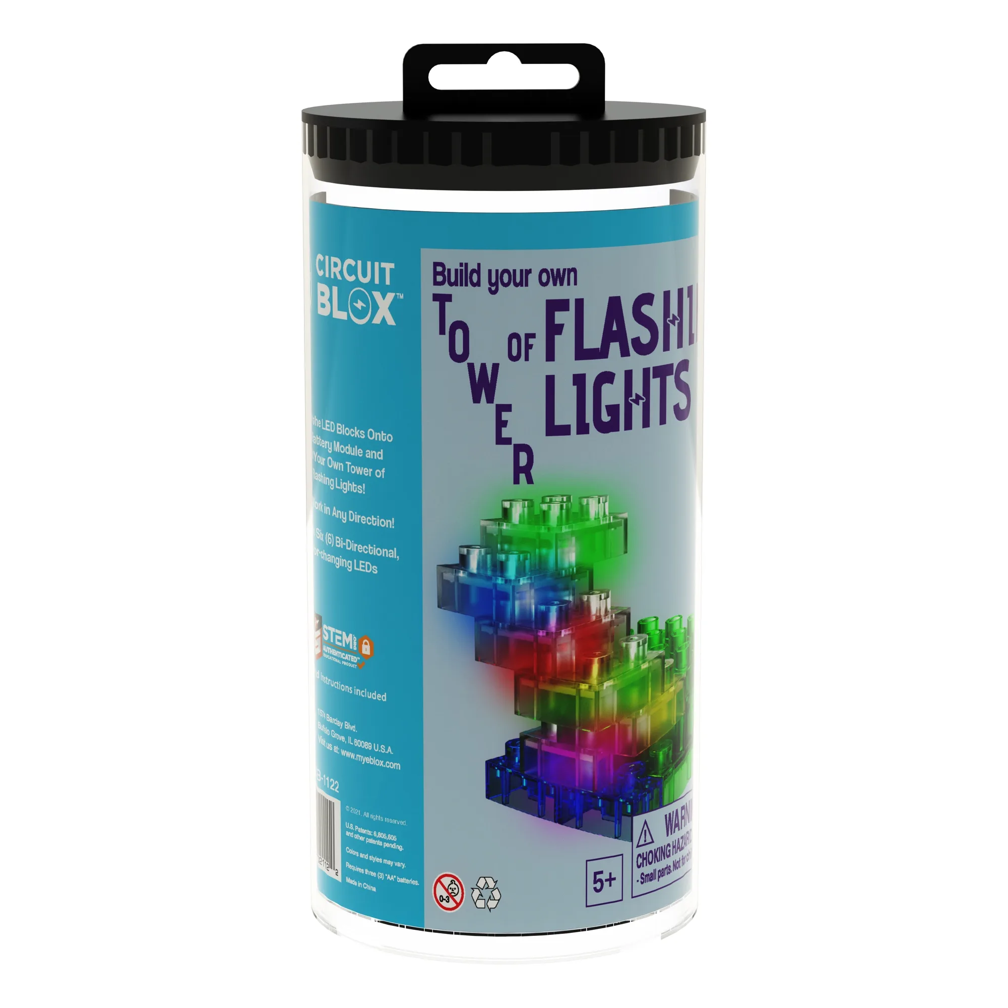 How to Build a Tower of Flashing Lights with Circuit Blox