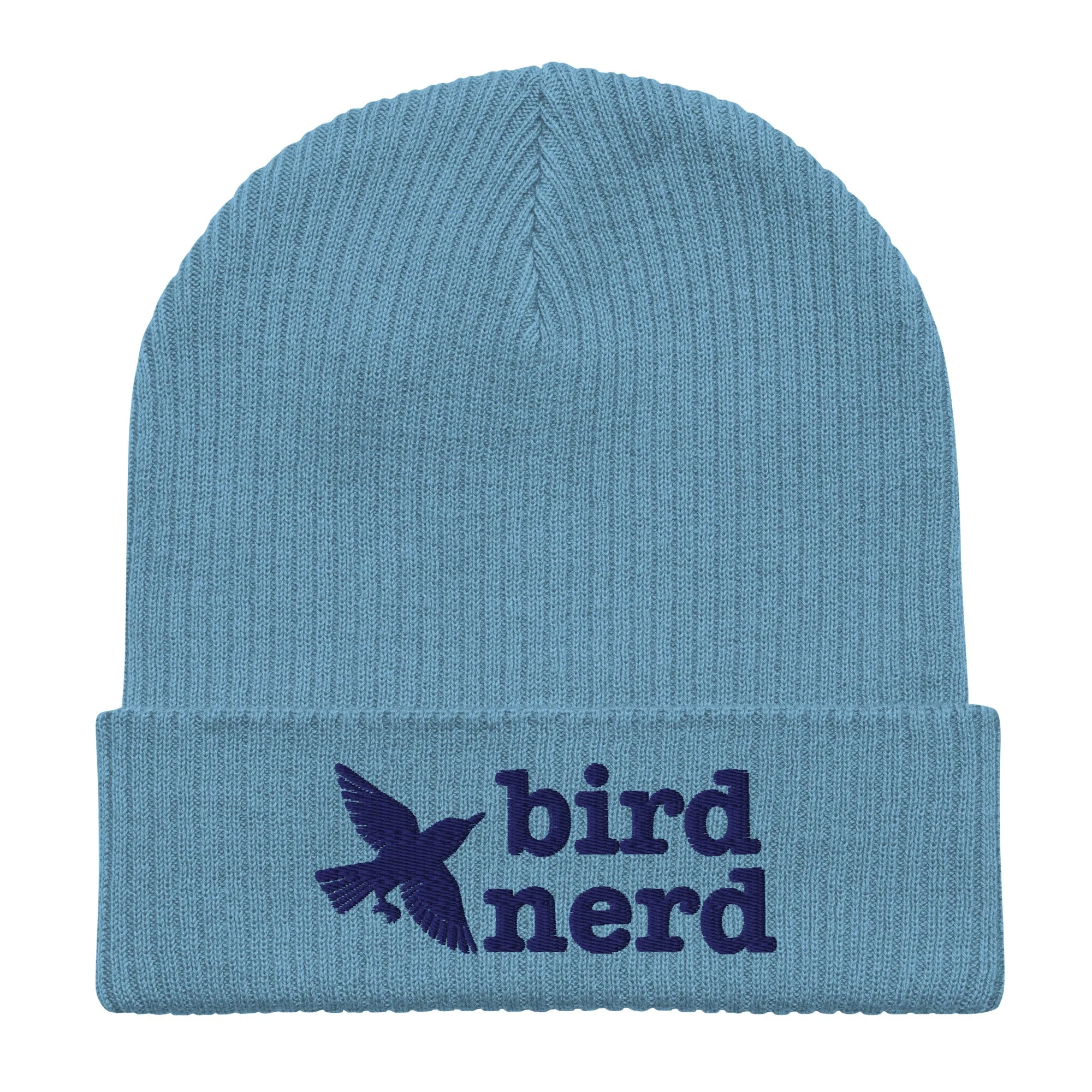 Bird Nerd Organic Ribbed Beanie