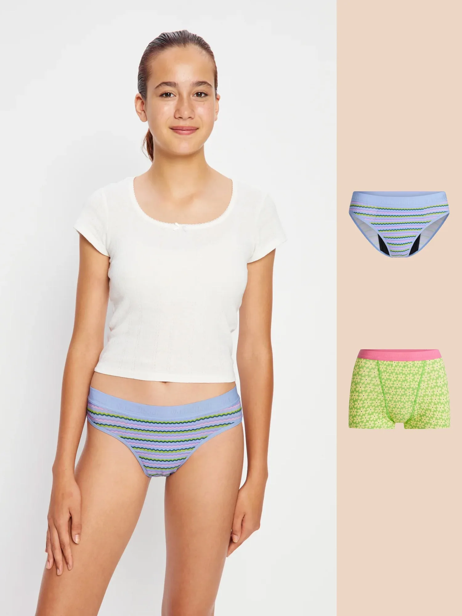 Pack de 2 Teen Super Confidence : sous-vêtements pour les premières règles