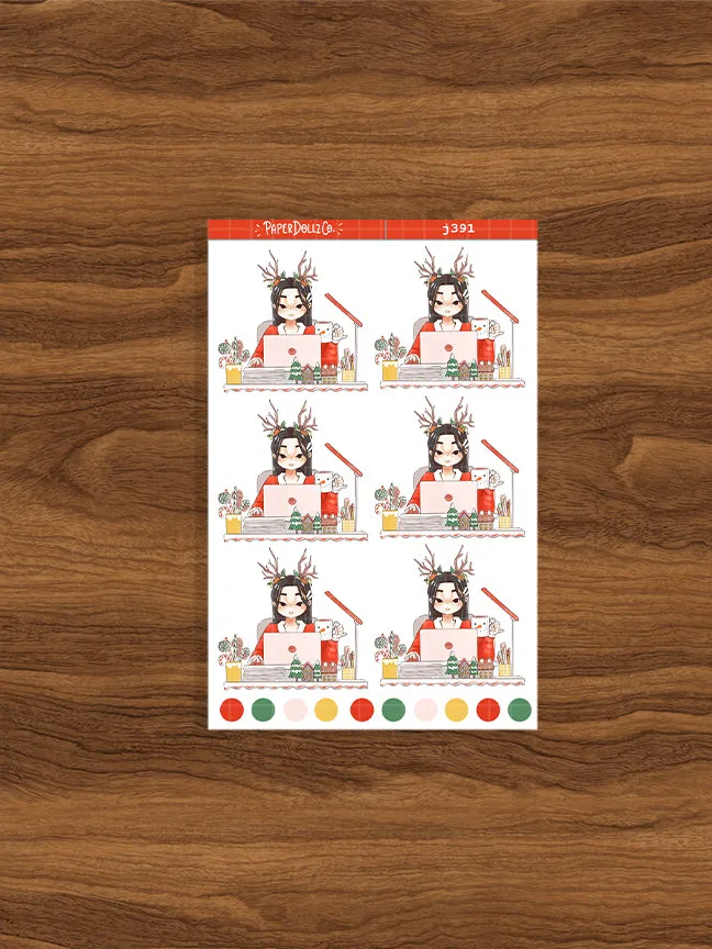 Cómo usar los stickers de Busy Holiday Collection en tu agenda