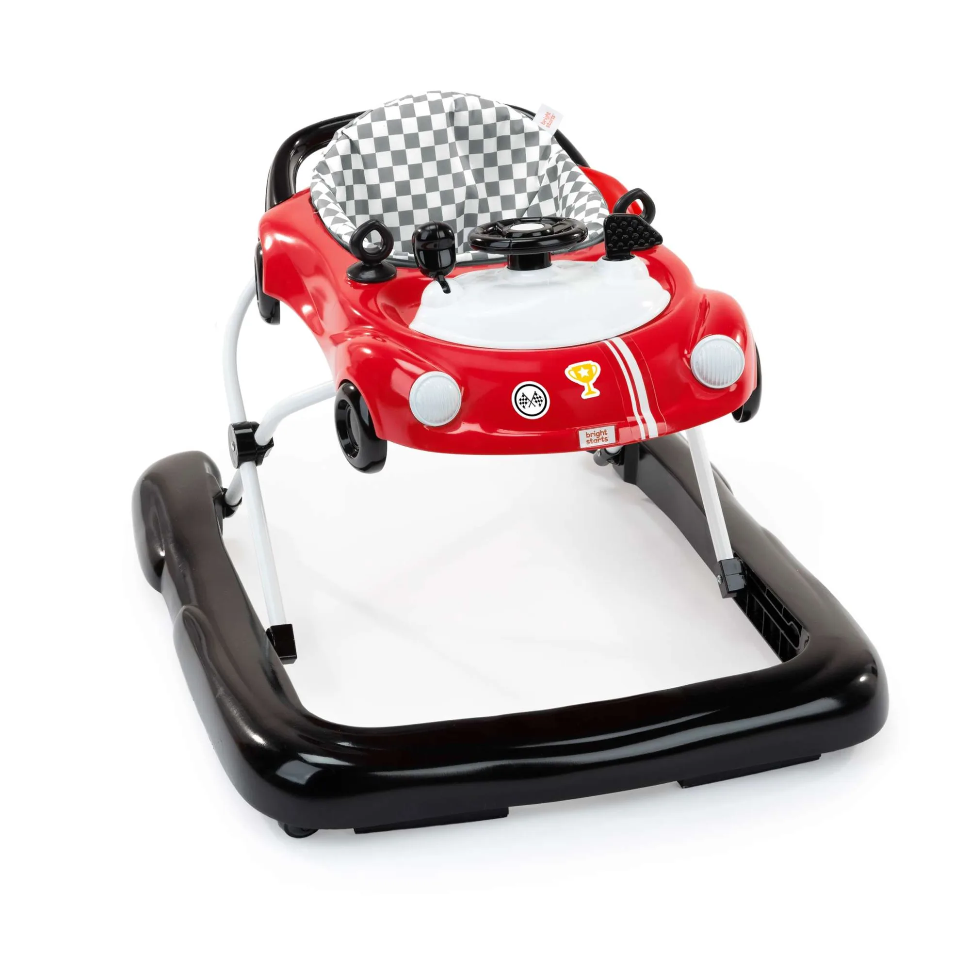 Bright Starts Little Speedster 3-in-1 Car Walker, Red Racer