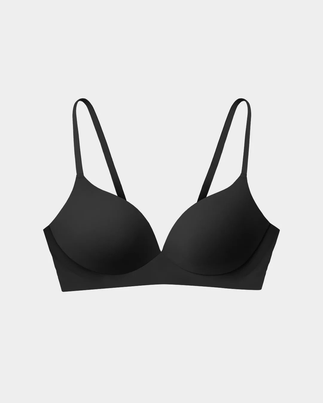 Reggiseno t-shirt nero senza dolore