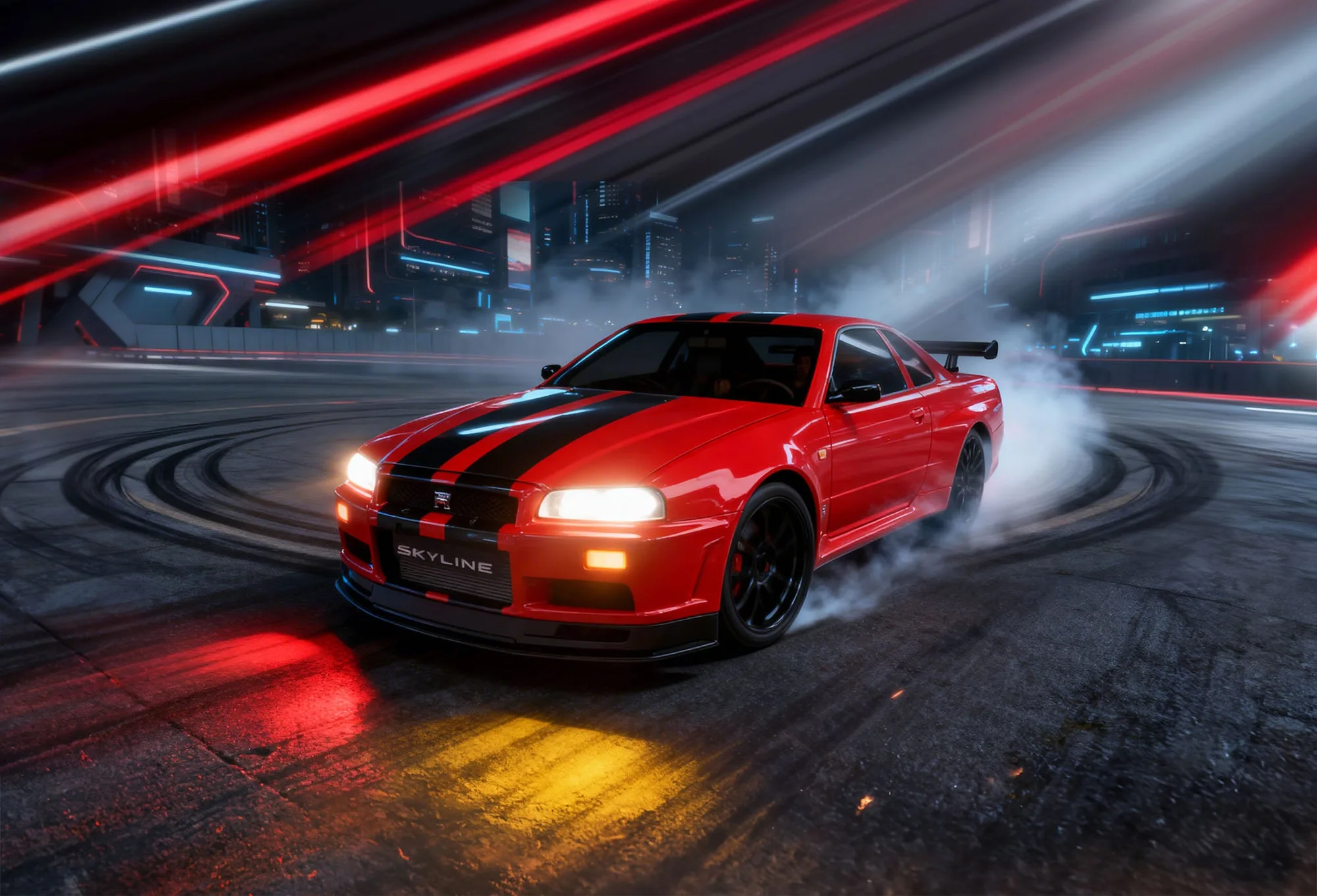 RC XXL High Speed Car Nissan Skyline