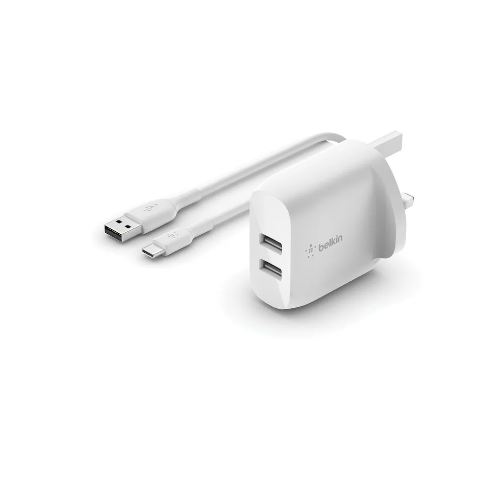 كيفية استخدام شاحن 24 واط بمنفذي USB-A مع أجهزة USB-C