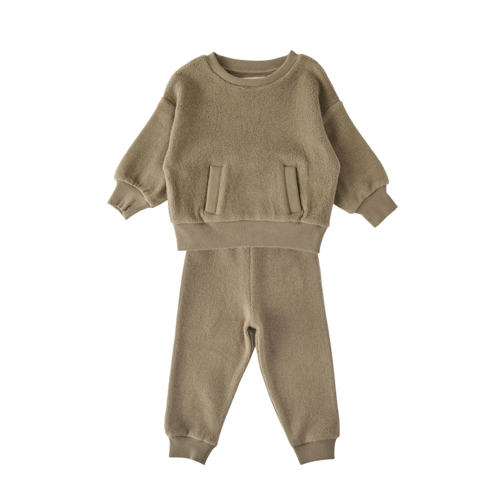 Conjunto Teddy Fleece - Musgo