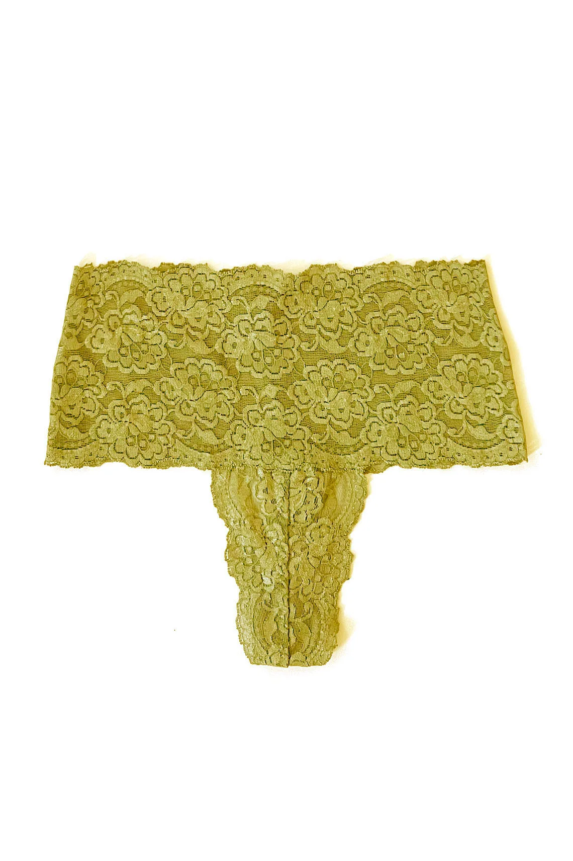 Echo High Rise Thong : looks en jaune souci