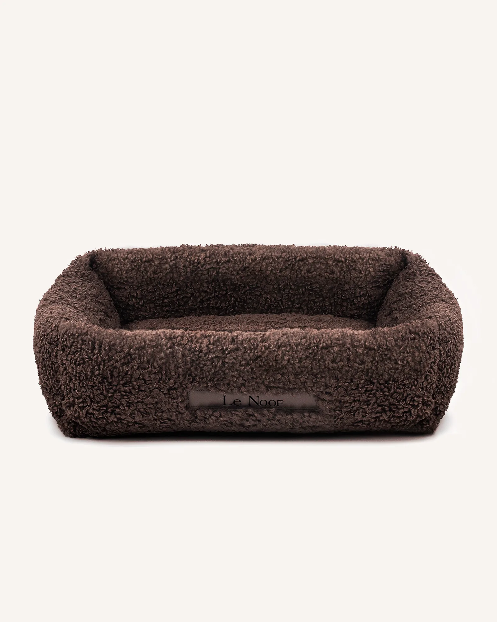 Brown Teddy Sofa Dog Bed