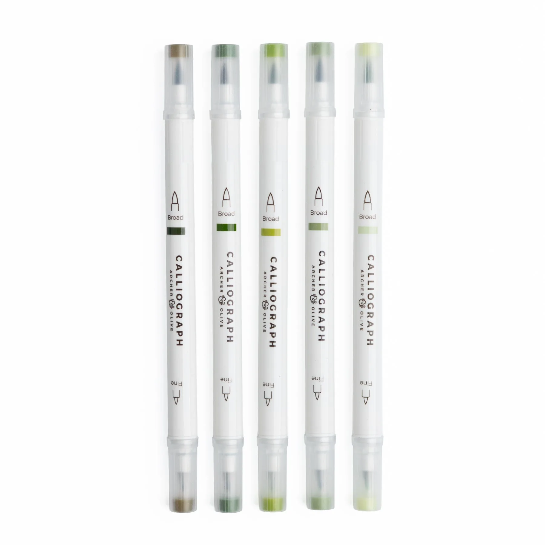 Leaf Green Hues Sets of 5