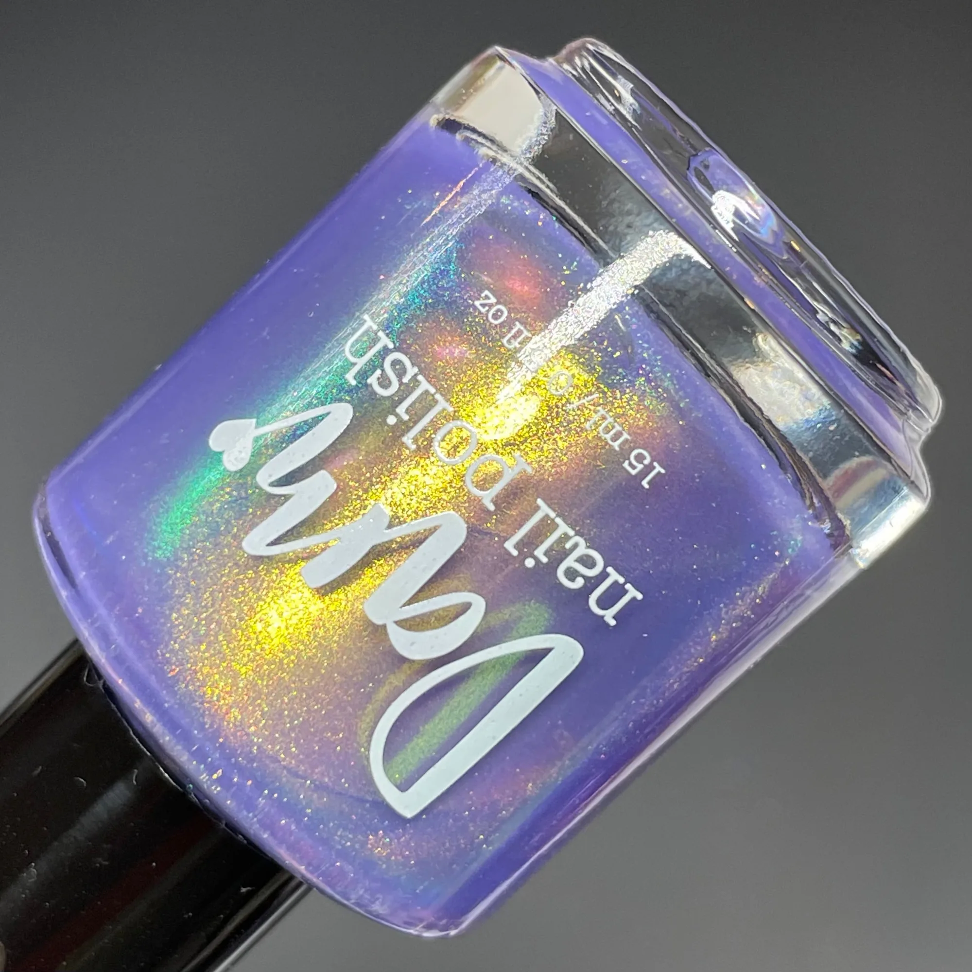 A Fairy Good Time - Purple Shimmer Nail Polish - The Secret Fairy Garden