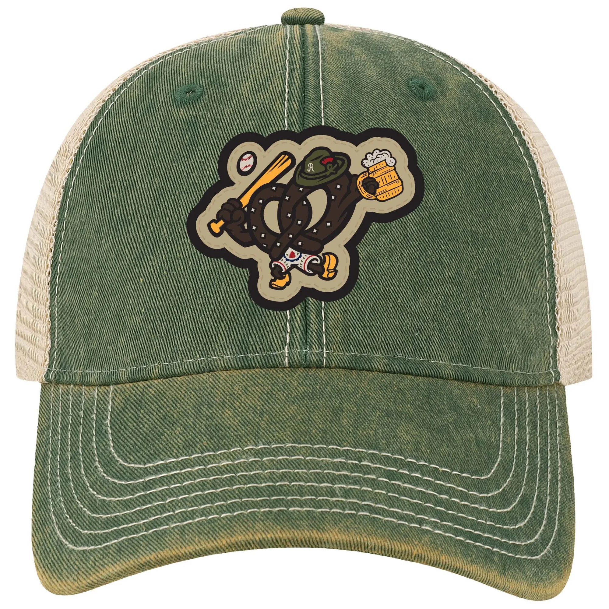L2 Reading Prost Old Fashioned Green Adjustable Trucker Hat