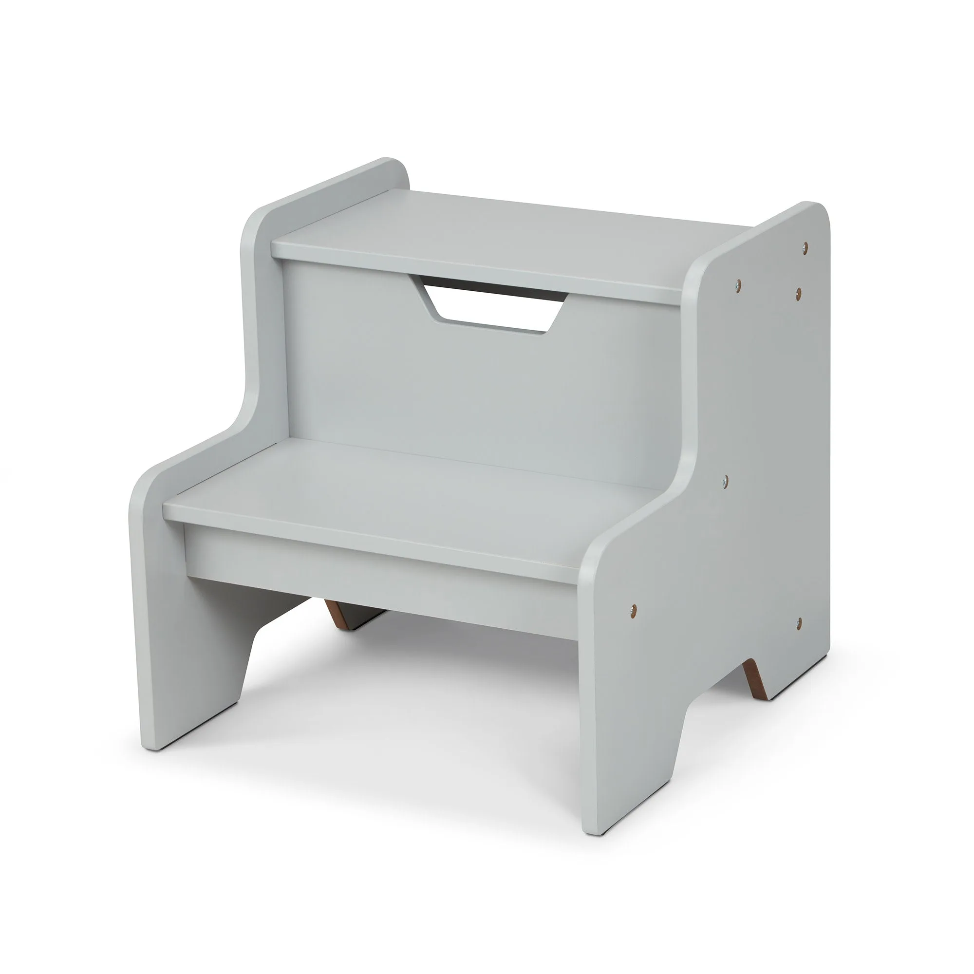 Wooden Step Stool – Gray
