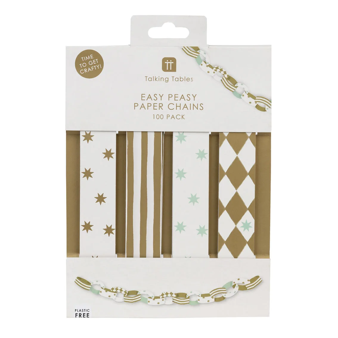 Gilded Paper Chains - 100 Pack