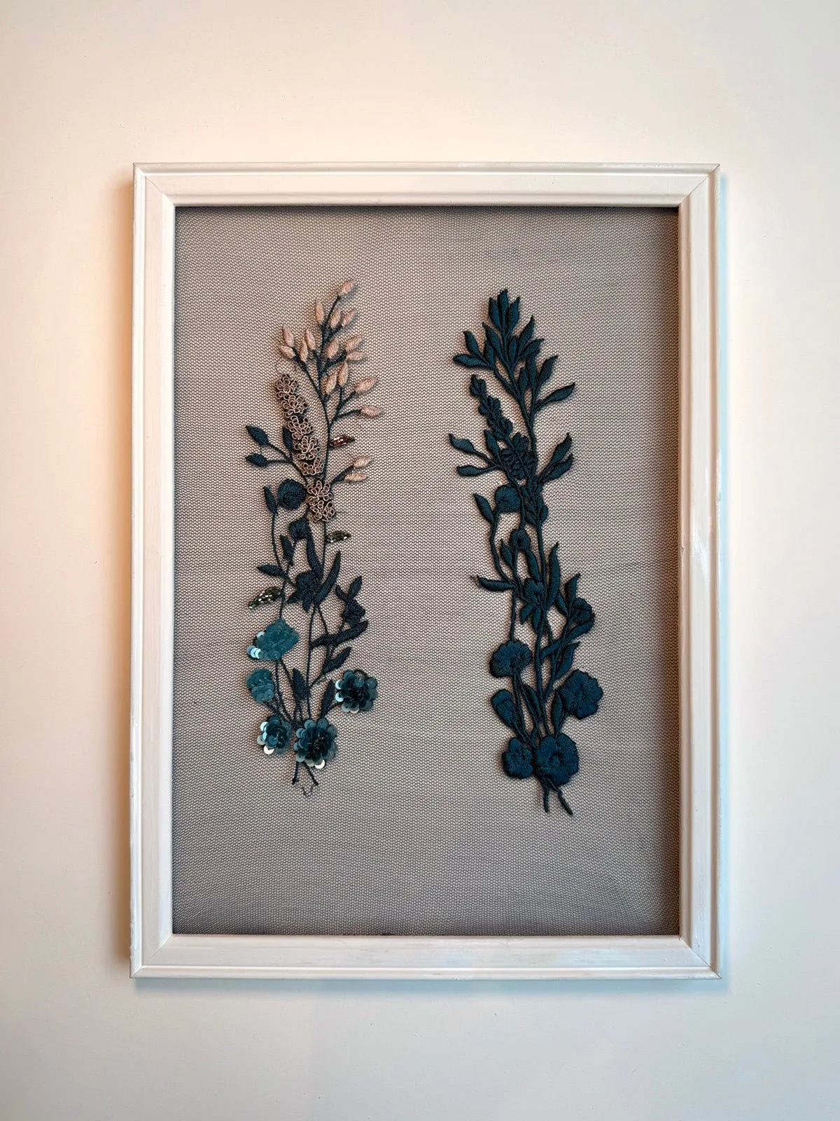 Embroidery No. 109 - Signed & Numbered Framed Couture Embroidery
