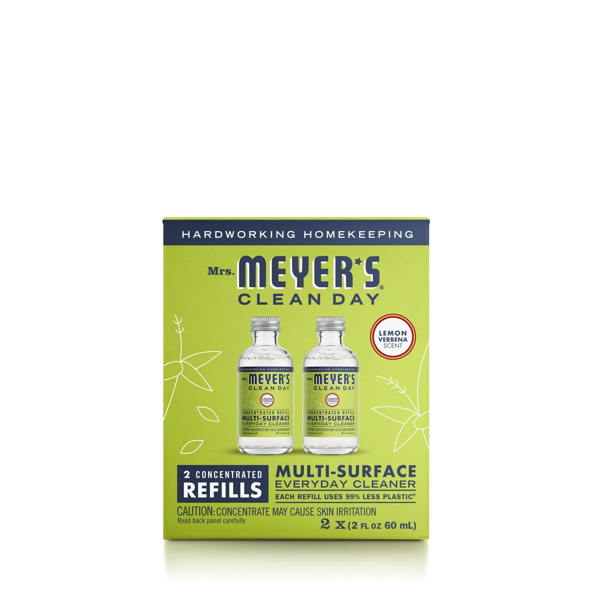 Recharge concentrée pour nettoyant multi-surfaces quotidien à la verveine citronnée - Lot de 2