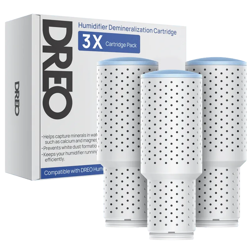 Clean Mist Cartridge - 3-Pack, Compatible with Dreo Humidifiers 311/311S/524/524S/306/306S/409S/420S/321/312