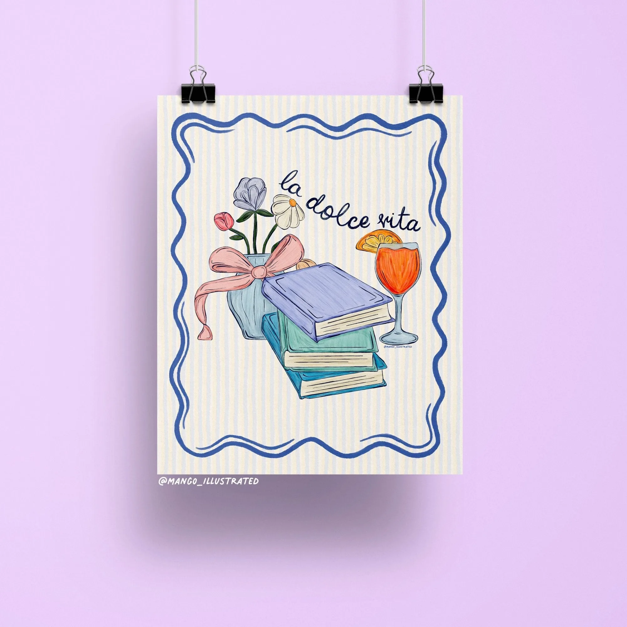 How to Style a La Dolce Vita Art Print in Your Home